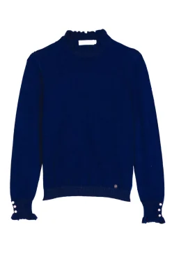 Mailles|LA PETITE ÉTOILE Pull Solferinos Marine