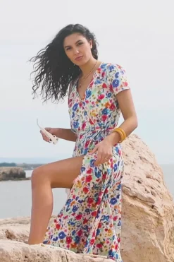 Robes & Combinaisons|LA PETITE ÉTOILE Robe Ancolie Floral