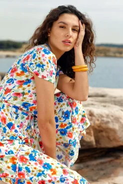 Robes & Combinaisons|LA PETITE ÉTOILE Robe Ancolie Floral