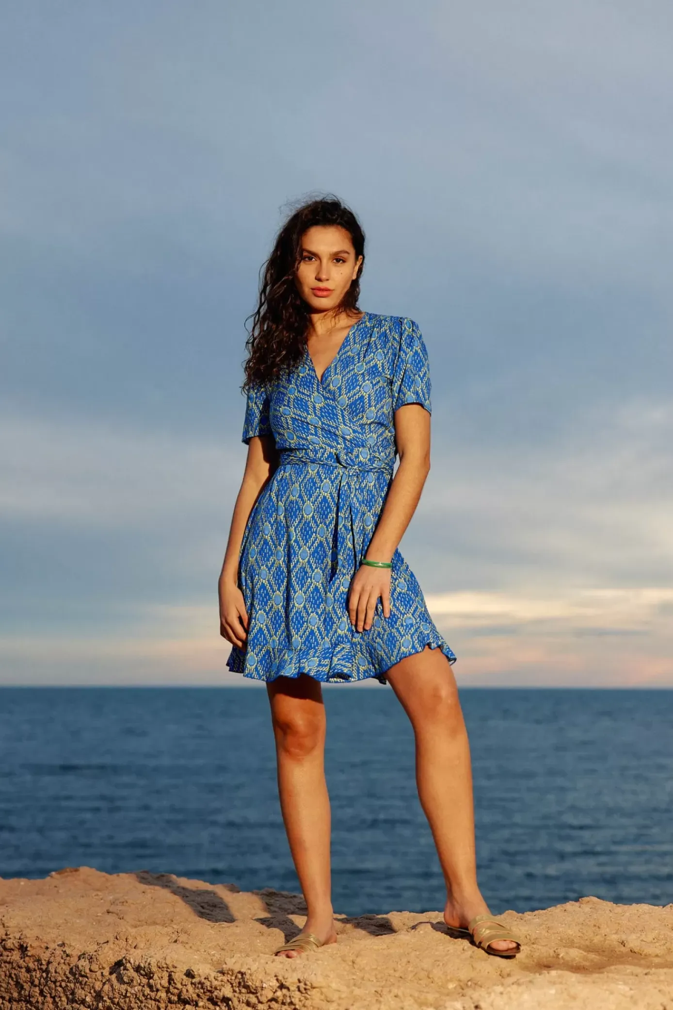 Robes & Combinaisons|LA PETITE ÉTOILE Robe Bridgette Bleu