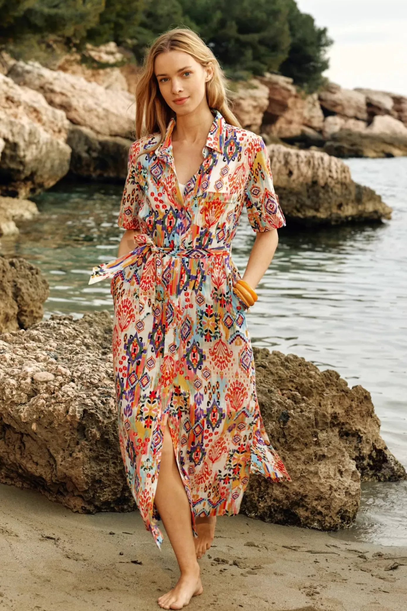 Robes & Combinaisons|LA PETITE ÉTOILE Robe Daphnee Graphique