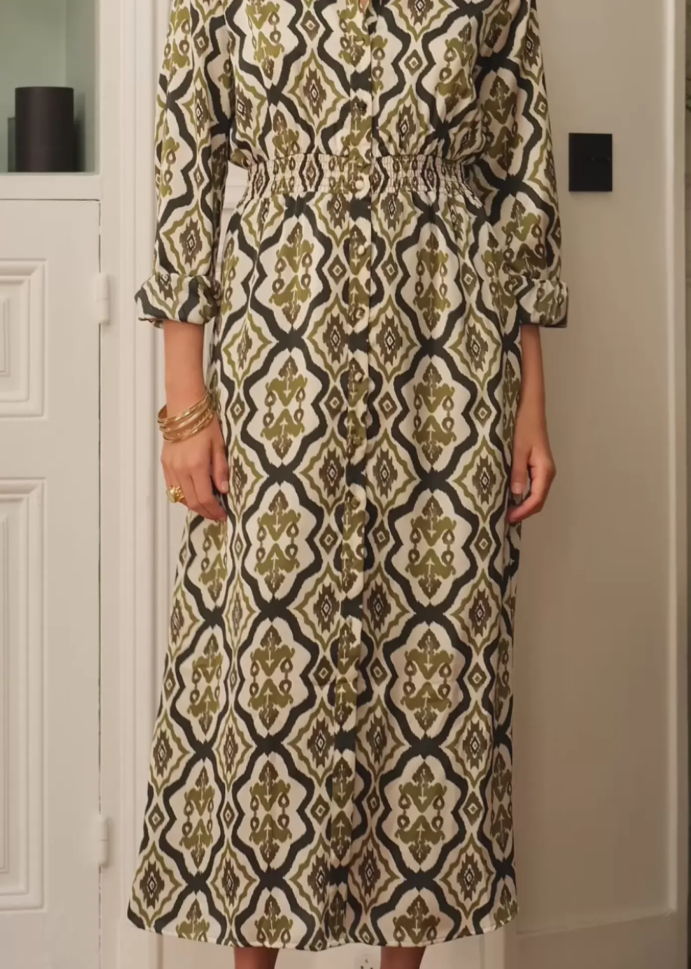 Robes & Combinaisons|LA PETITE ÉTOILE Robe Enso Vert