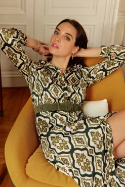 Robes & Combinaisons|LA PETITE ÉTOILE Robe Enso Vert