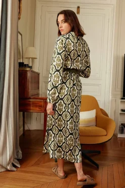 Robes & Combinaisons|LA PETITE ÉTOILE Robe Enso Vert