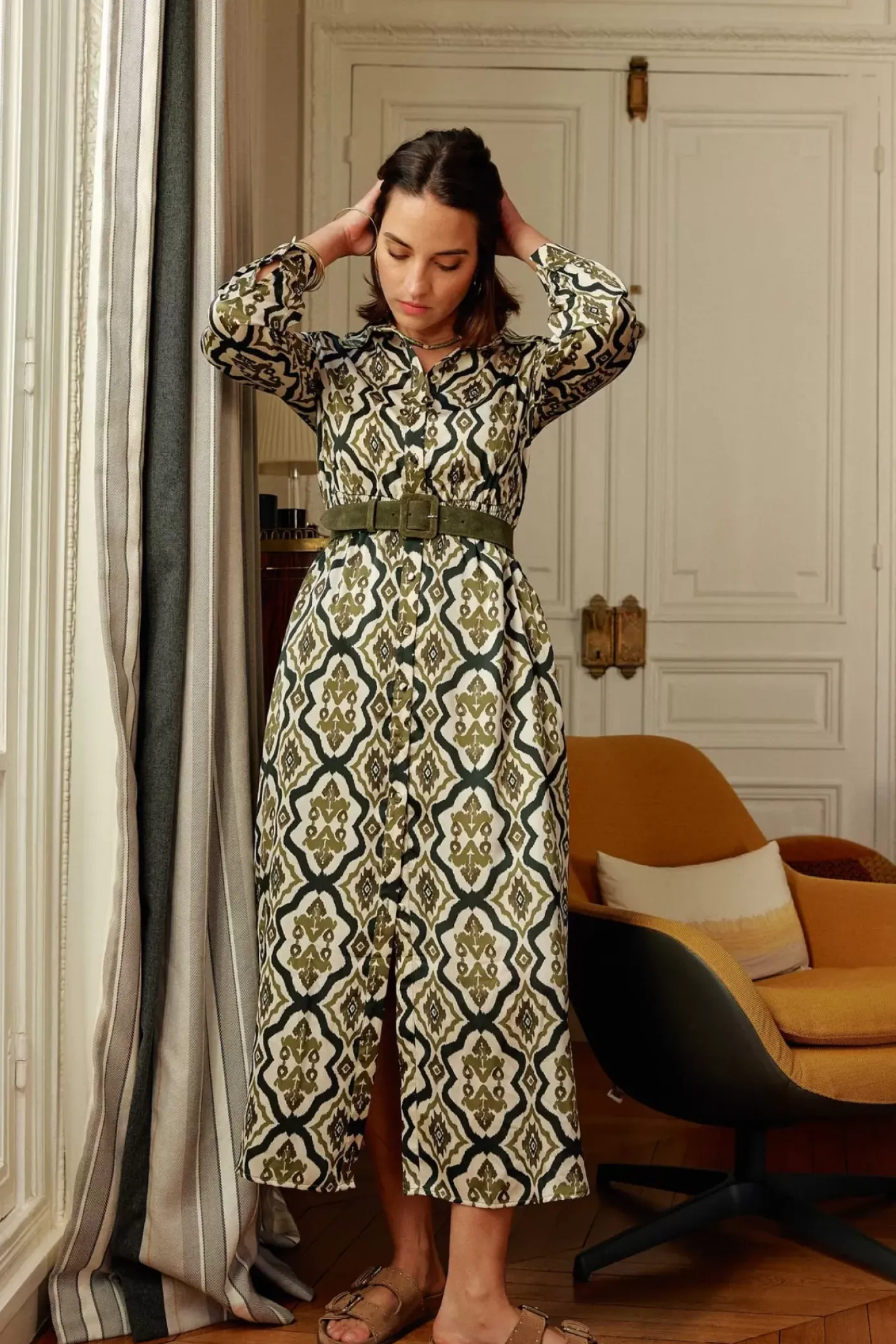 Robes & Combinaisons|LA PETITE ÉTOILE Robe Enso Vert