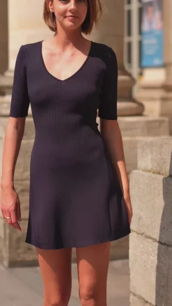 Robes & Combinaisons|LA PETITE ÉTOILE Robe Evaelle Marine