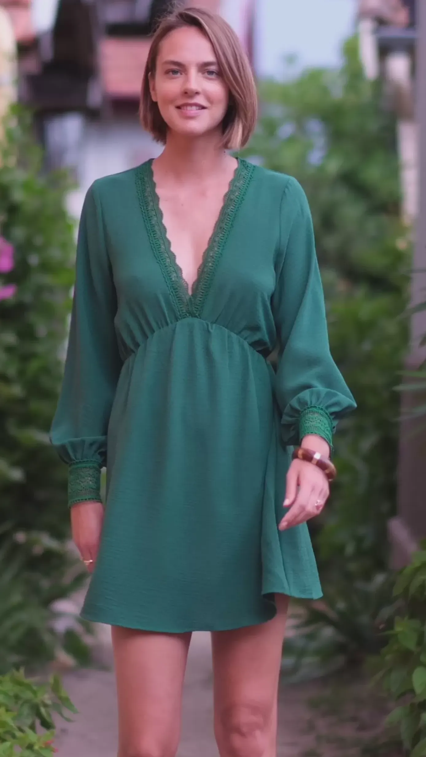 Robes & Combinaisons|LA PETITE ÉTOILE Robe Evangeline Vert