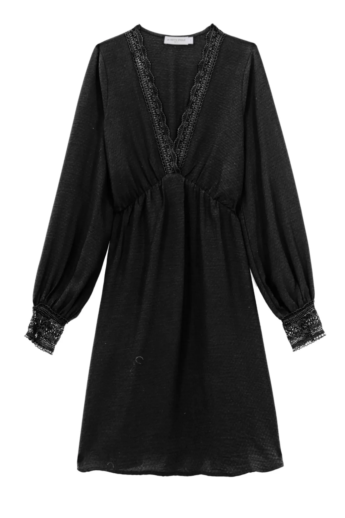 Robes & Combinaisons|LA PETITE ÉTOILE Robe Evangeline Noir