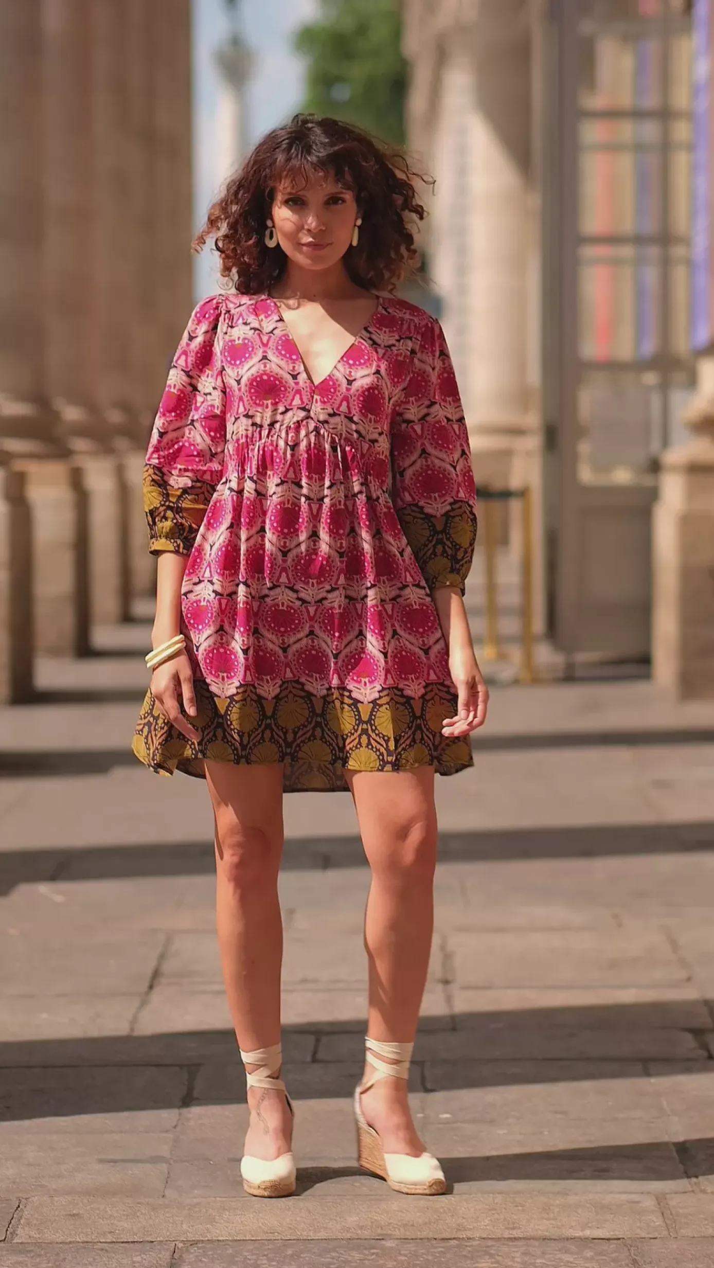Robes & Combinaisons|LA PETITE ÉTOILE Robe Fraya Aztek