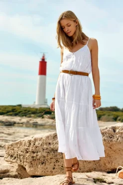 Robes & Combinaisons|LA PETITE ÉTOILE Robe Iriss Blanc