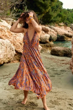 Robes & Combinaisons|LA PETITE ÉTOILE Robe Lillian Orange