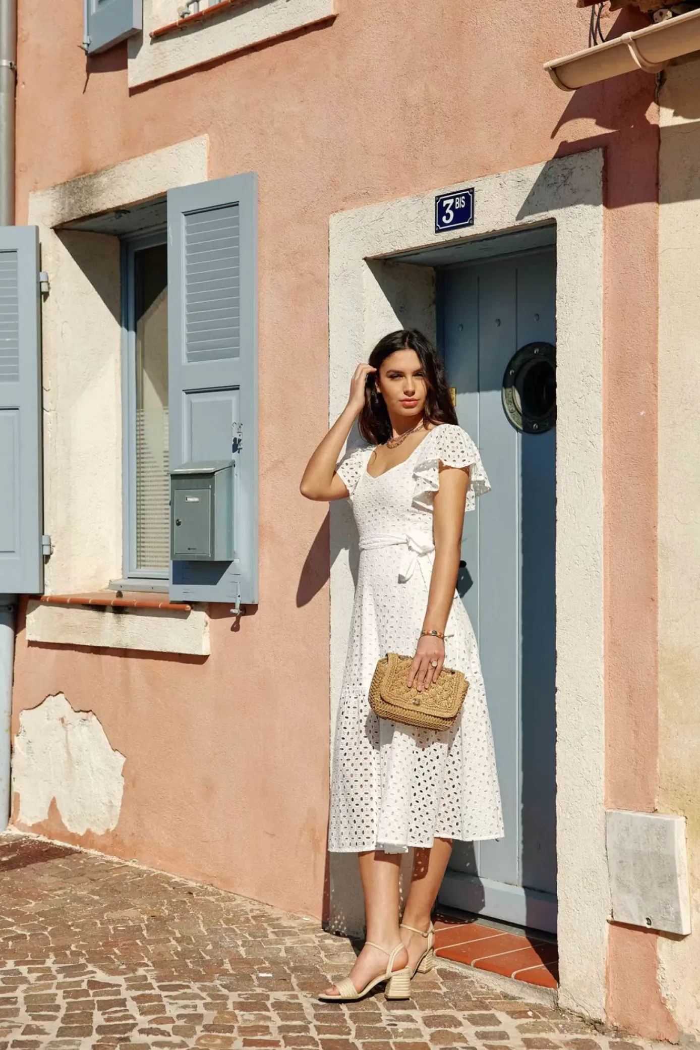 Robes & Combinaisons|LA PETITE ÉTOILE Robe Marinia Blanc