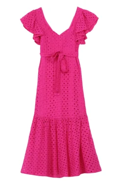 Robes & Combinaisons|LA PETITE ÉTOILE Robe Marinia Fuchsia