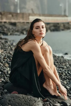 Robes & Combinaisons|LA PETITE ÉTOILE Robe Ramah Noir