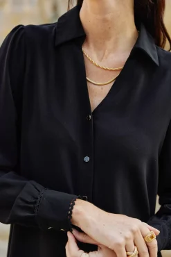 Robes & Combinaisons|LA PETITE ÉTOILE Robe Tixane Noir