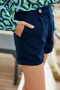 Jupes & Shorts|LA PETITE ÉTOILE Short Abeni Marine