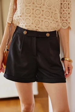 Jupes & Shorts|LA PETITE ÉTOILE Short Abeni Noir