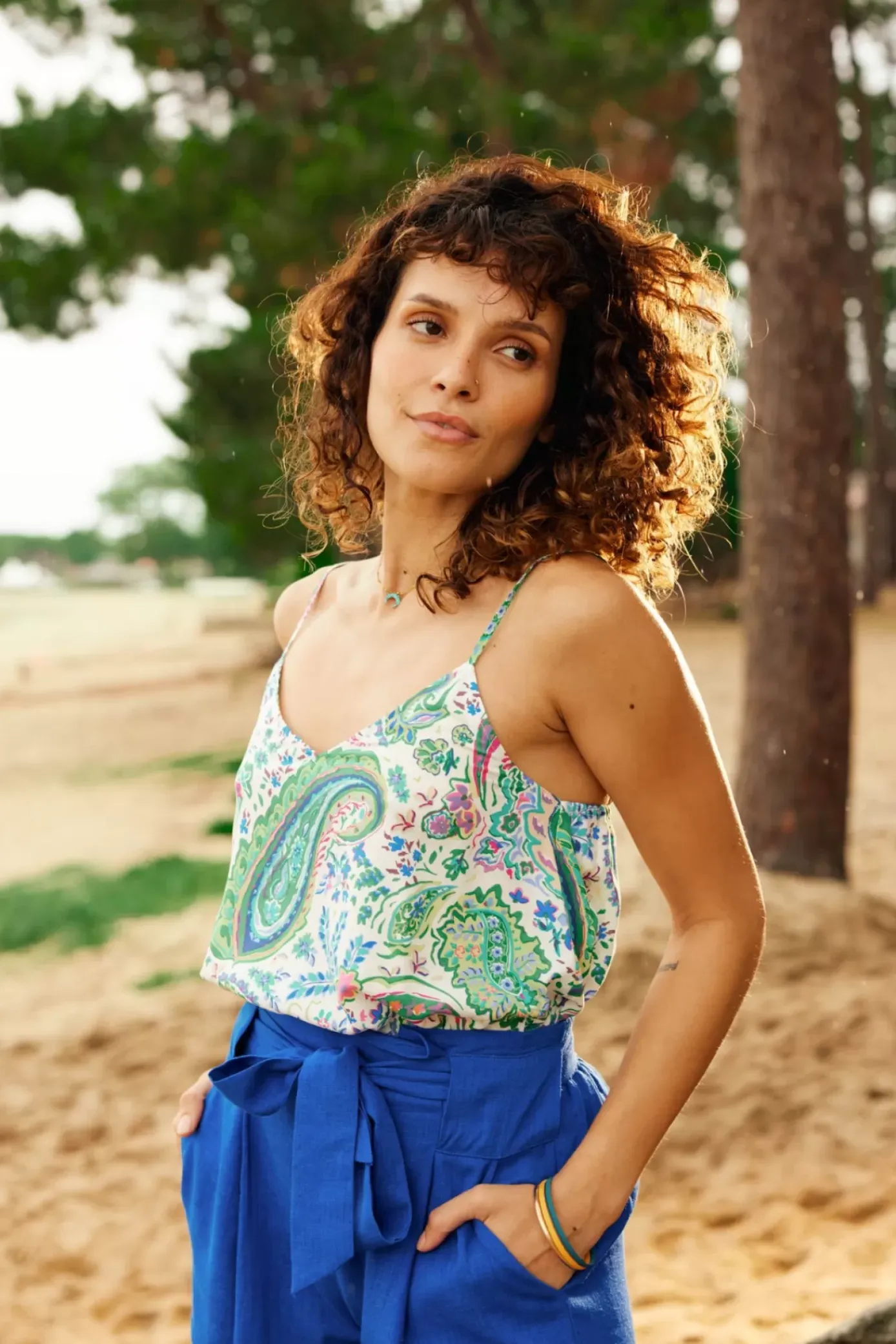 Jupes & Shorts|LA PETITE ÉTOILE Short Amelya Bleu