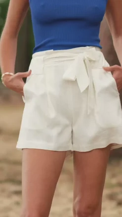 Jupes & Shorts|LA PETITE ÉTOILE Short Amelya Blanc