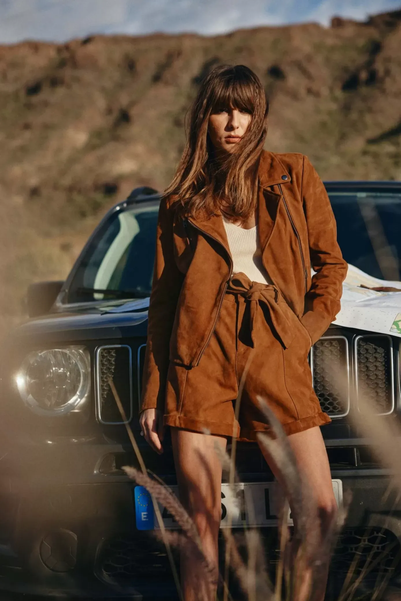 Jupes & Shorts|LA PETITE ÉTOILE Short Racine S Camel