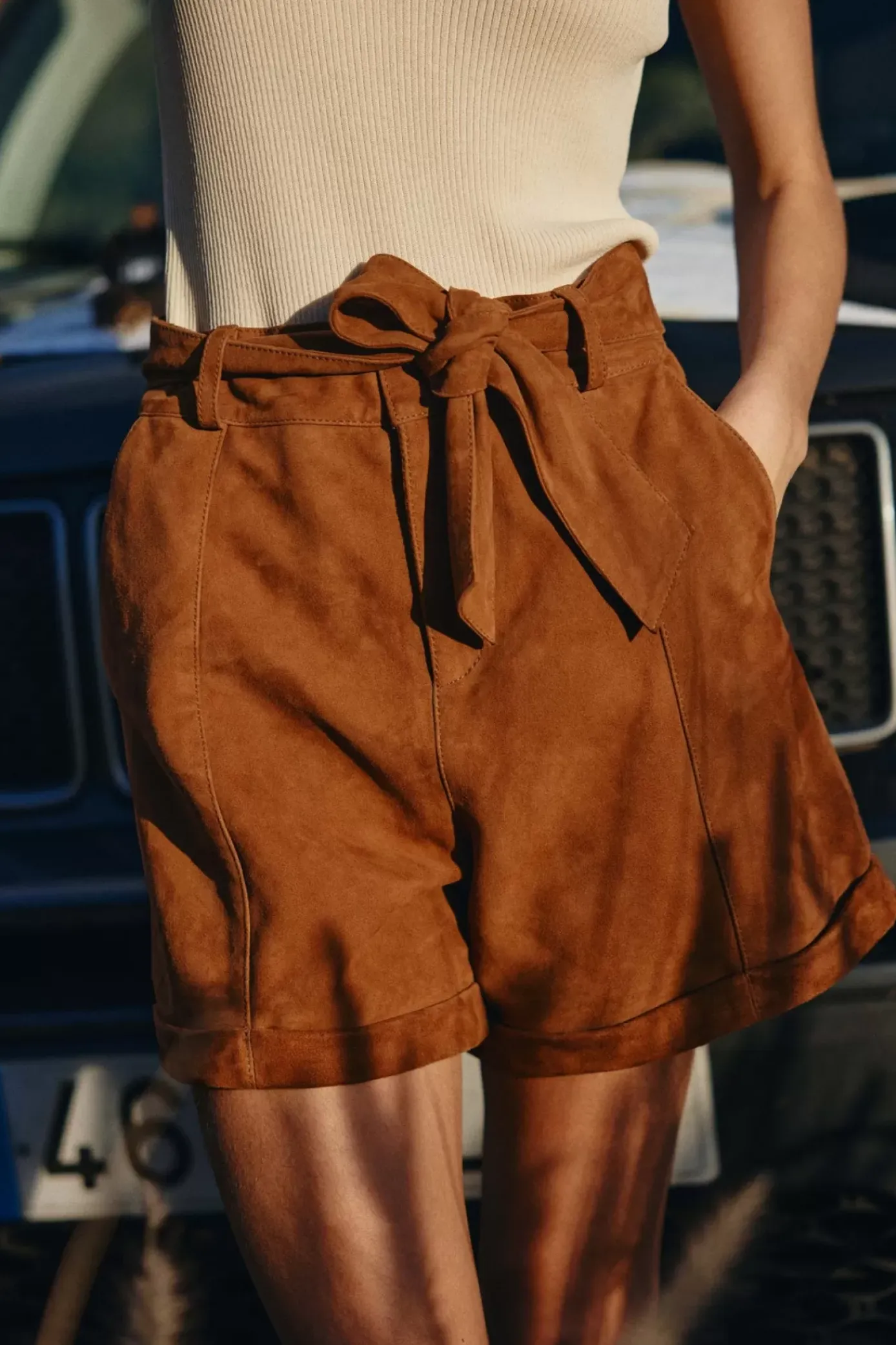 Jupes & Shorts|LA PETITE ÉTOILE Short Racine S Camel