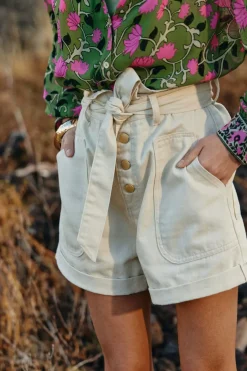 Jupes & Shorts|LA PETITE ÉTOILE Short Viggo Blanc