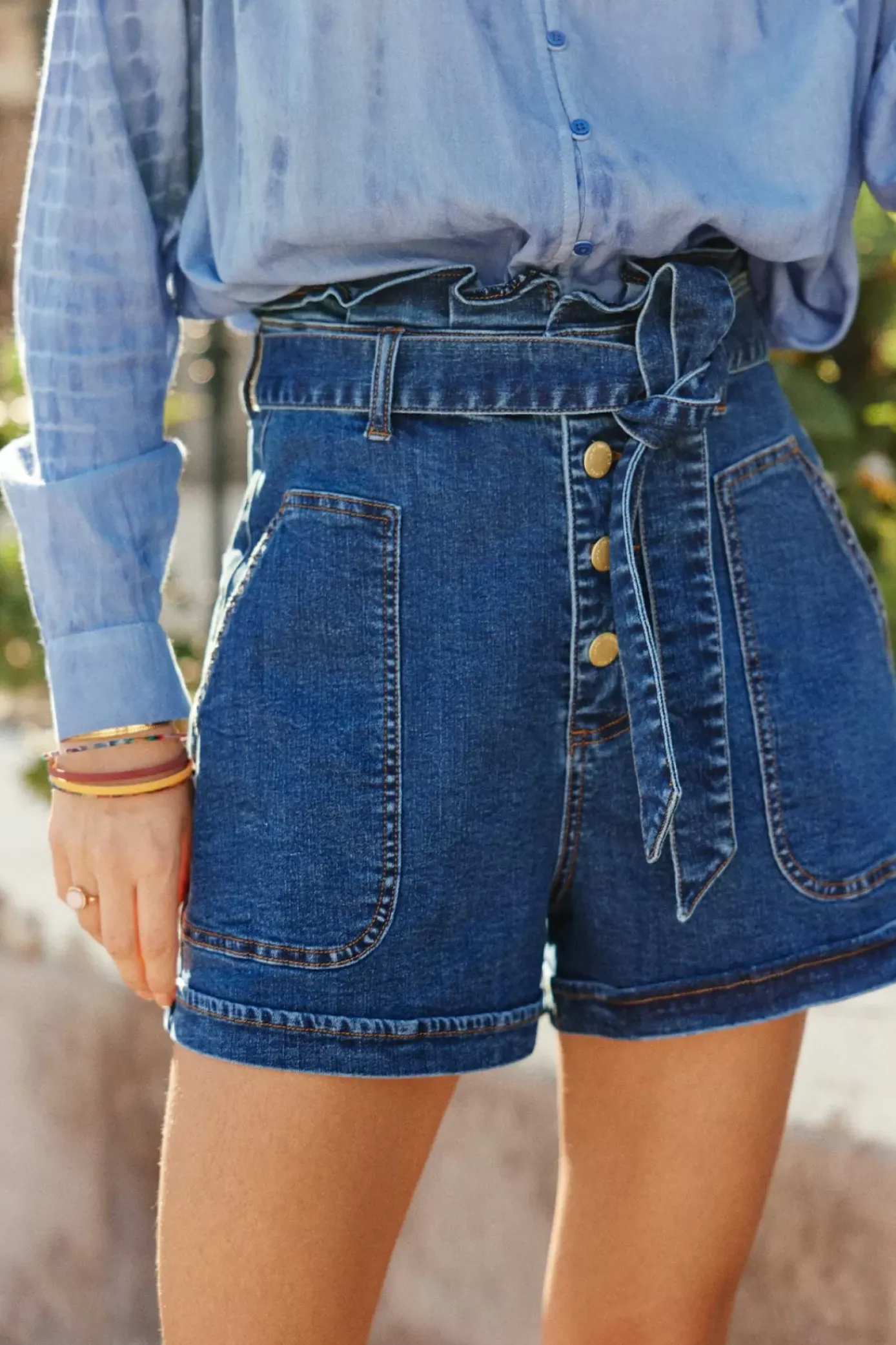 Jupes & Shorts|LA PETITE ÉTOILE Short Viggo W Deep Wash