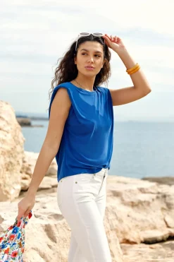 Tops|LA PETITE ÉTOILE T-Shirt Calix Marine