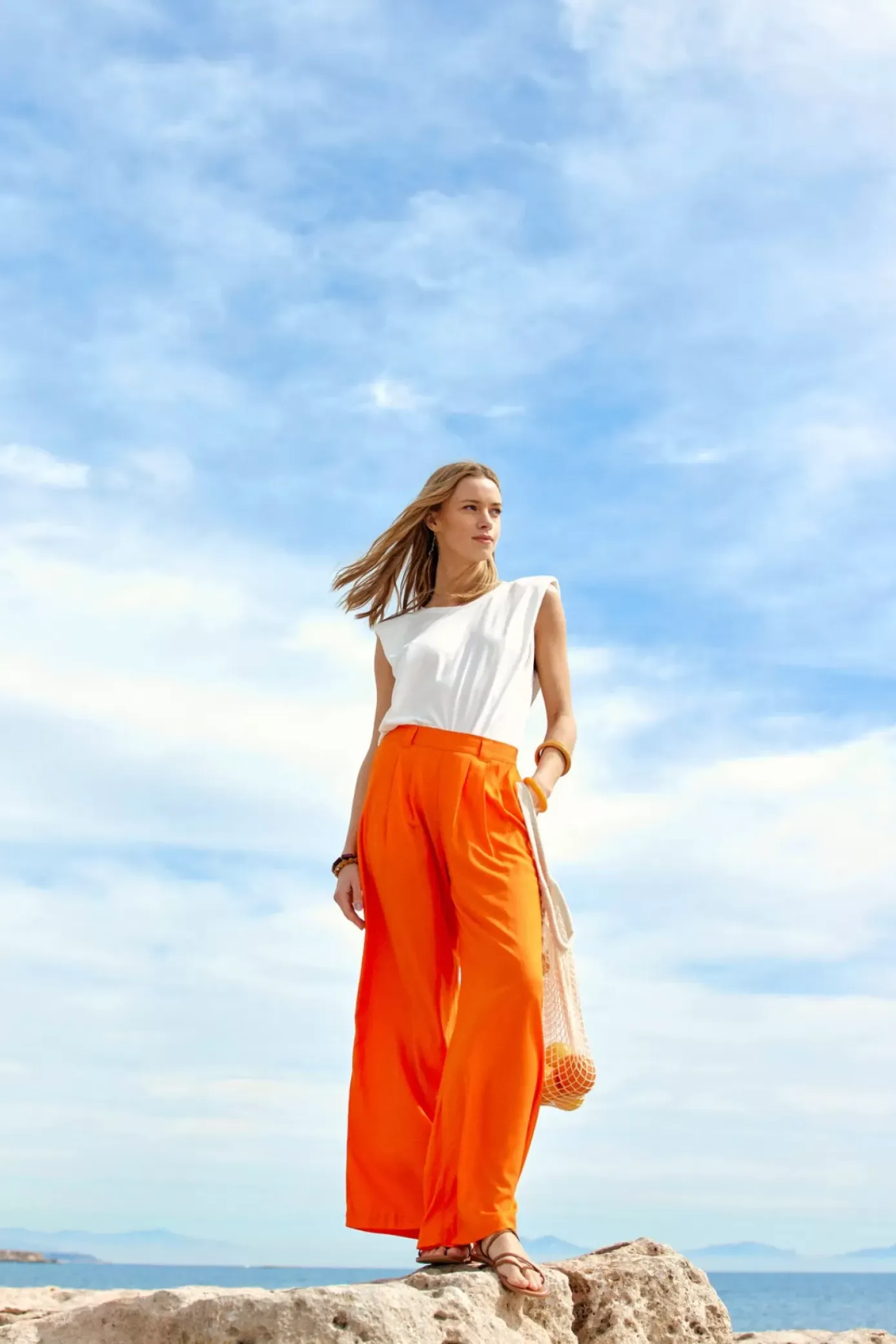 Tops|LA PETITE ÉTOILE T-Shirt Calix Blanc