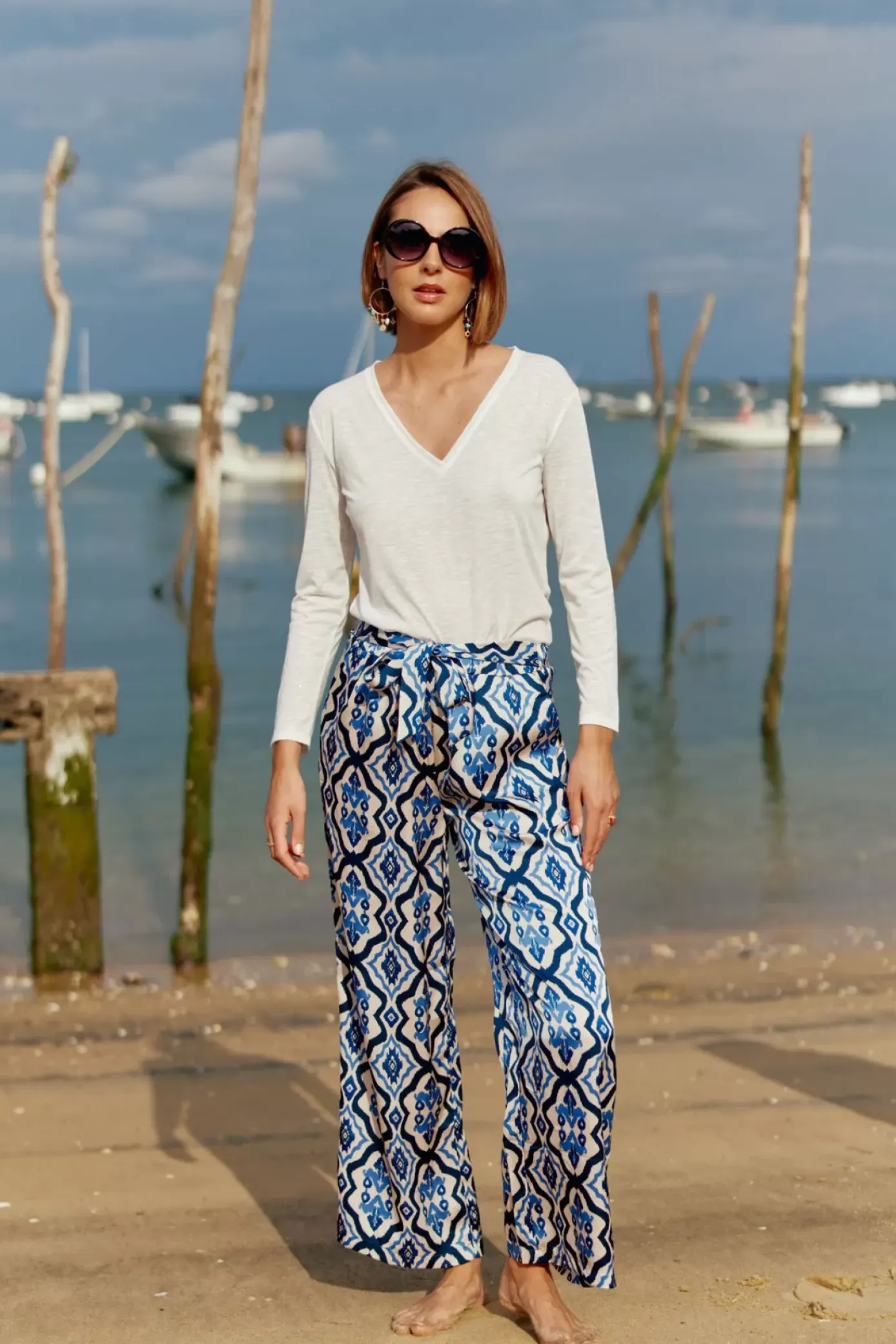 Tops|LA PETITE ÉTOILE T-Shirt Calliopy Ecru