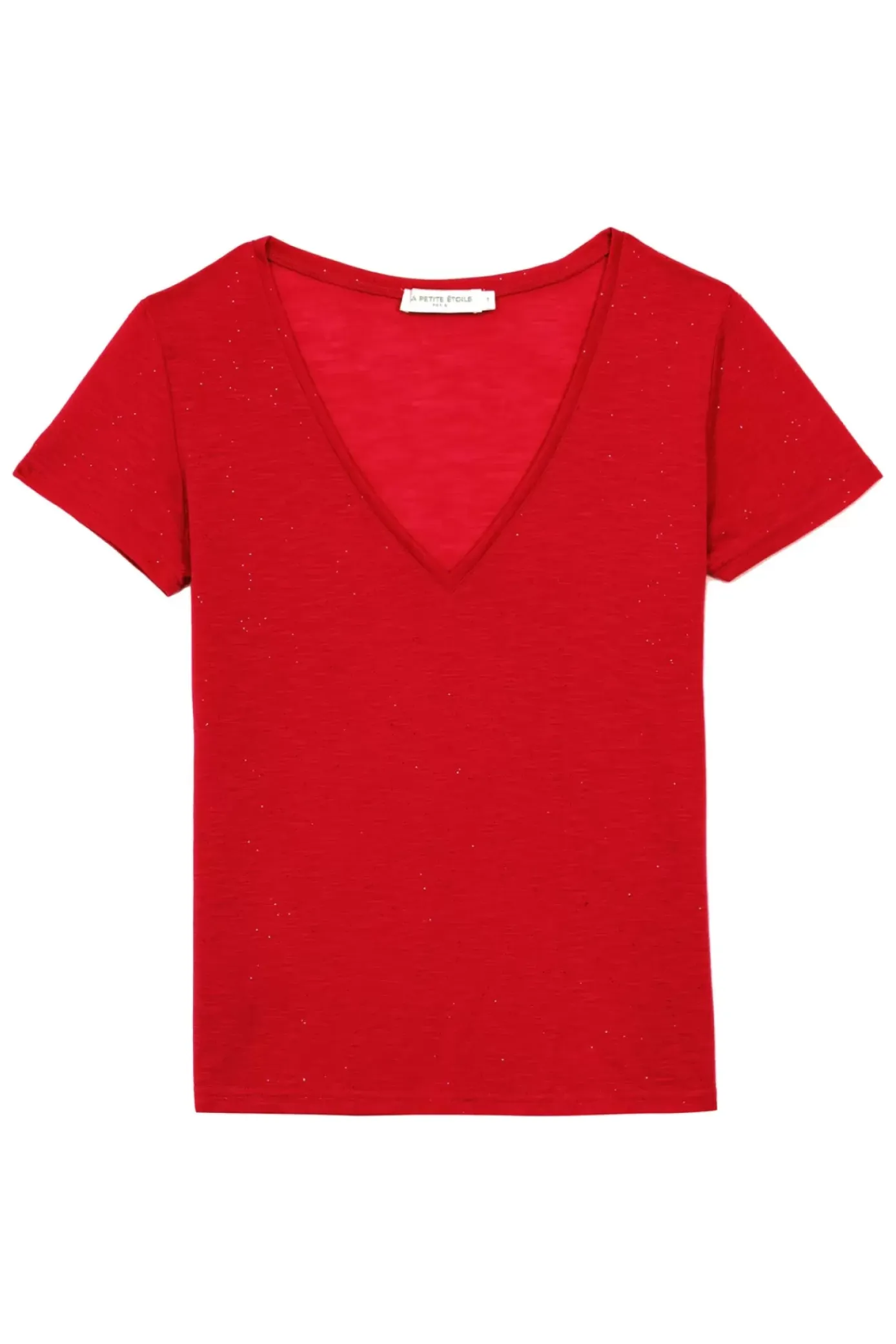 Tops|LA PETITE ÉTOILE T-Shirt Elvie Rouge