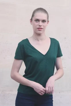 Tops|LA PETITE ÉTOILE T-Shirt Elvie Vert