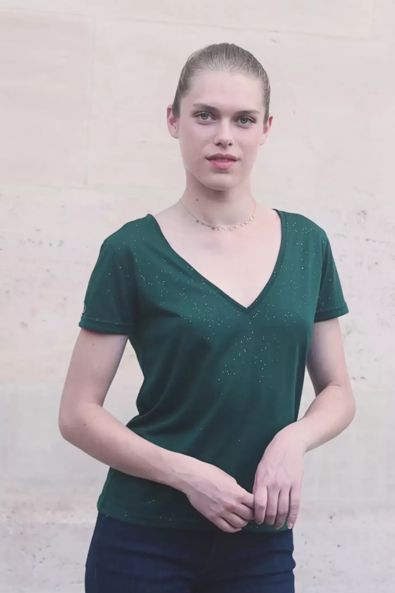 Tops|LA PETITE ÉTOILE T-Shirt Elvie Vert