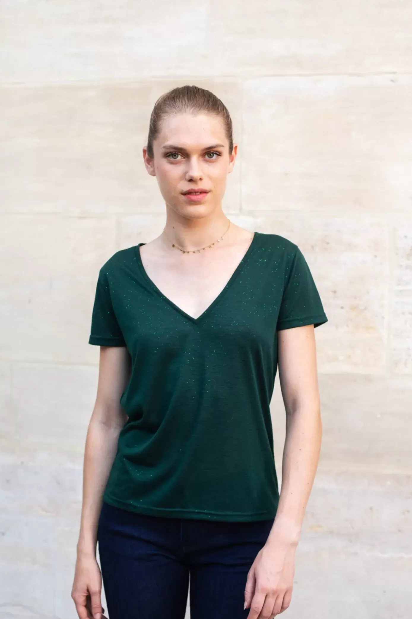 Tops|LA PETITE ÉTOILE T-Shirt Elvie Vert