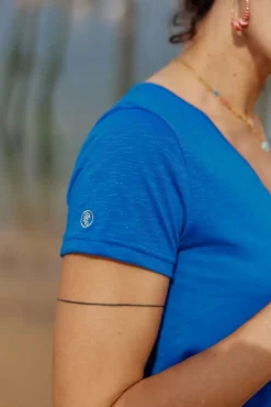 Tops|LA PETITE ÉTOILE T-Shirt Elvie Bleu