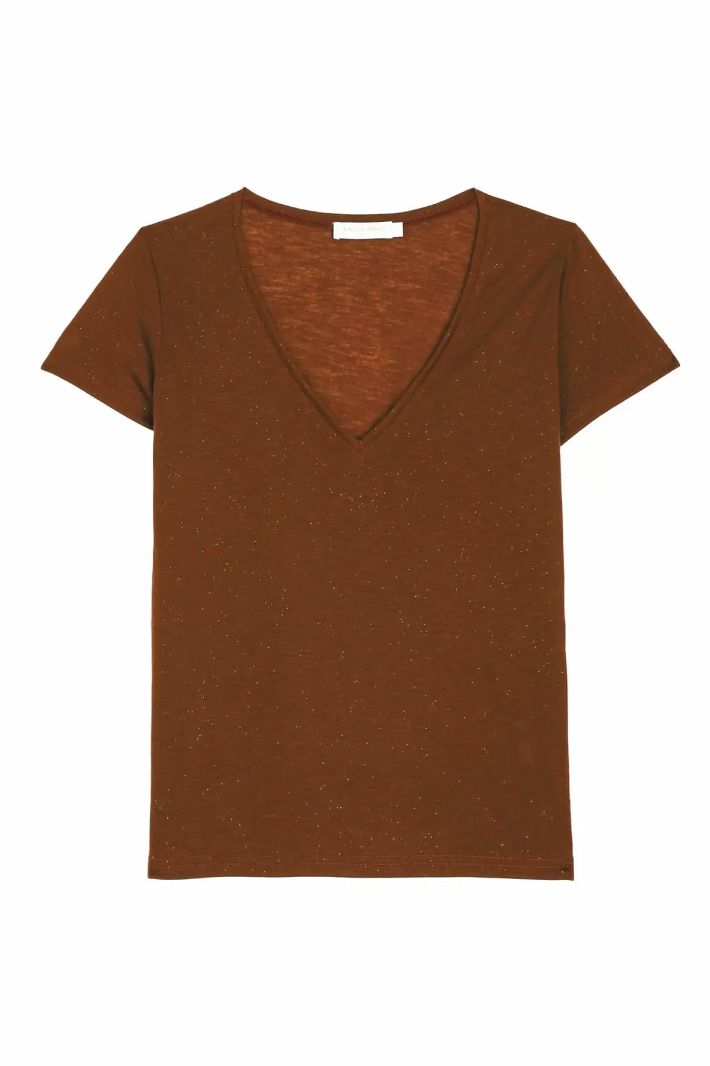 Tops|LA PETITE ÉTOILE T-Shirt Elvie Choco