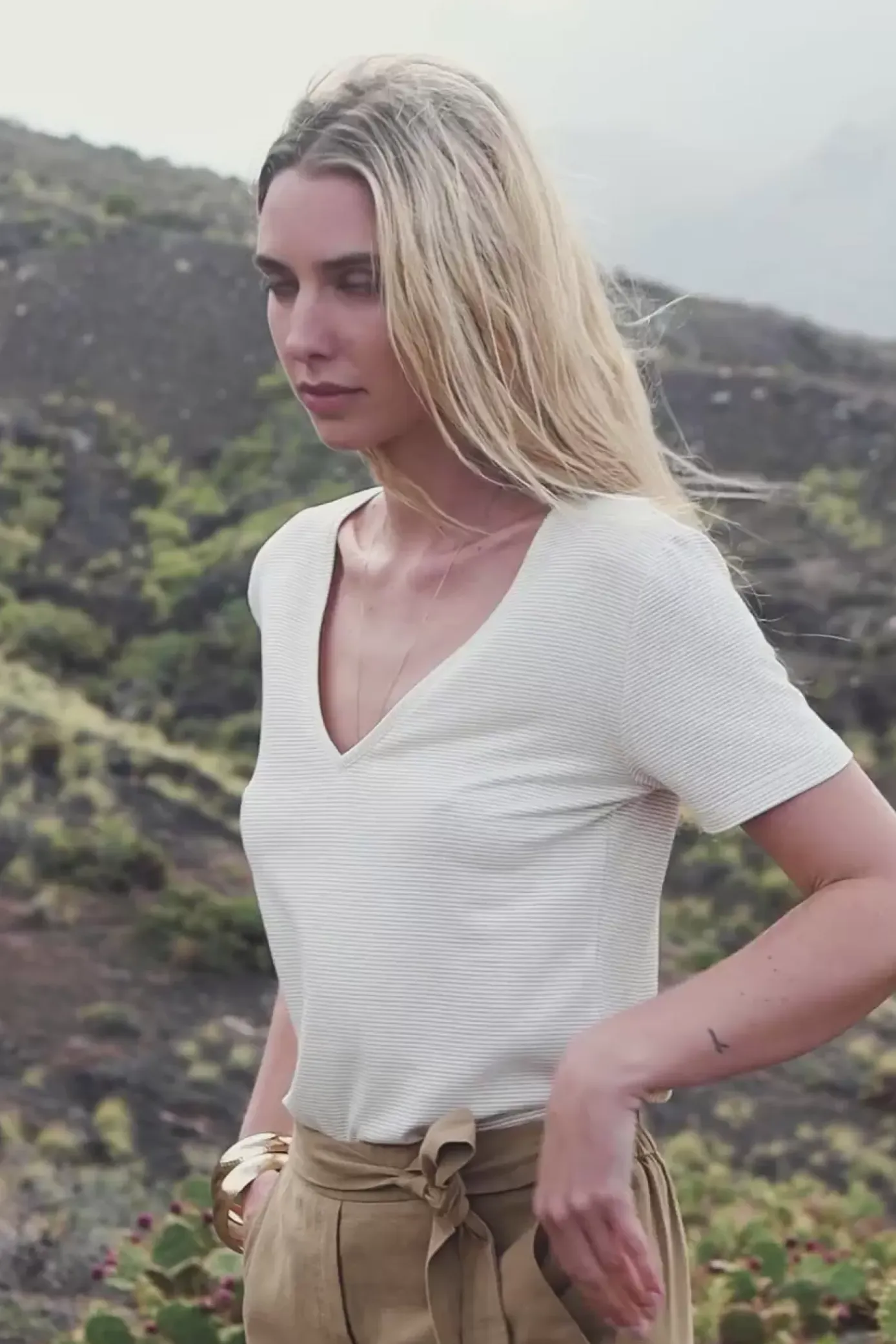 Tops|LA PETITE ÉTOILE T-Shirt Kayla Ecru
