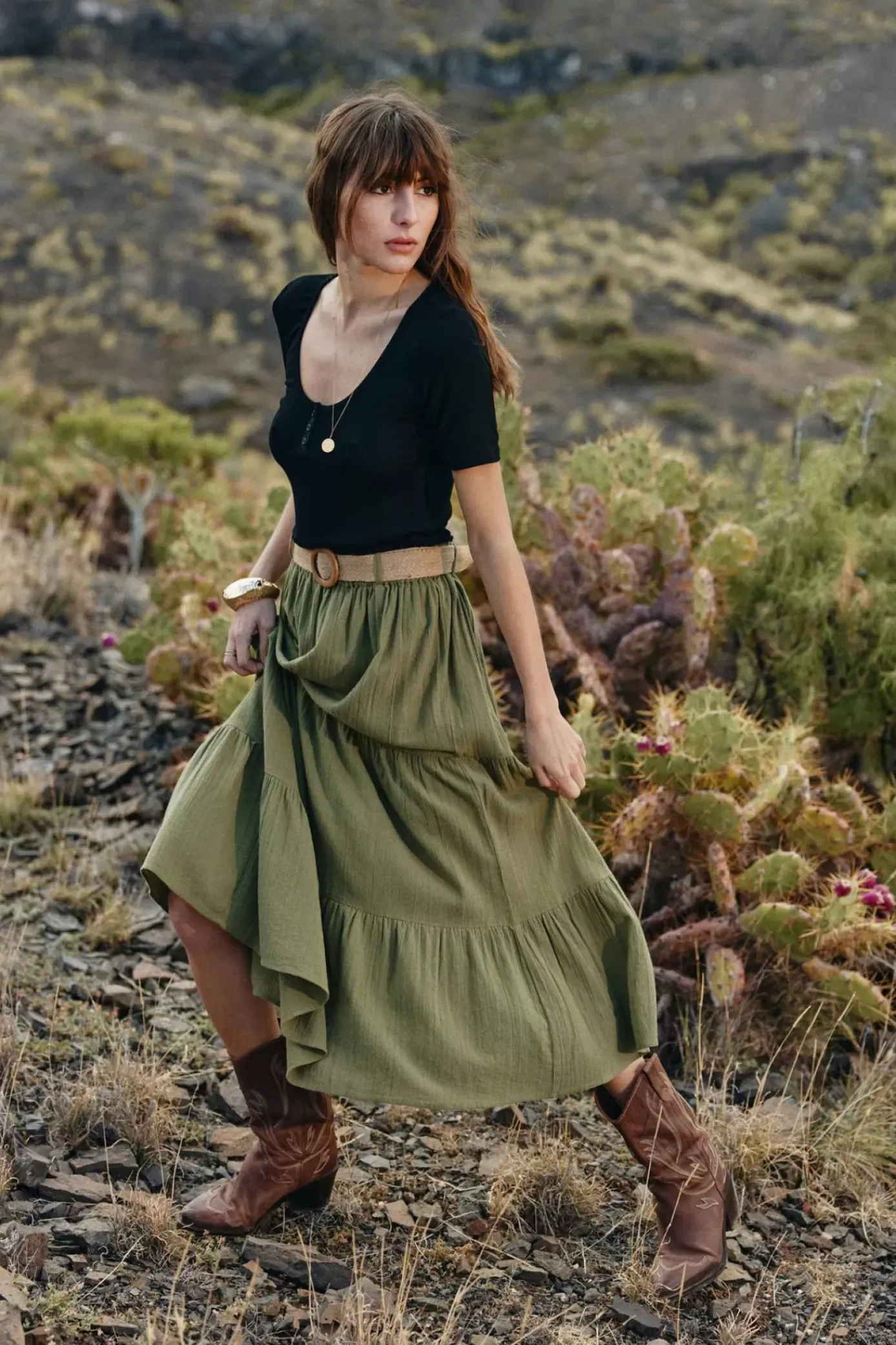 Tops|LA PETITE ÉTOILE T-Shirt Lamiaa Noir