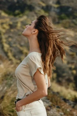 Tops|LA PETITE ÉTOILE T-Shirt Marwa Beige