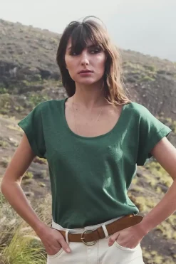 Tops|LA PETITE ÉTOILE T-Shirt Marwa Vert
