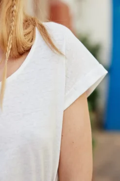 Tops|LA PETITE ÉTOILE T-Shirt Marwa Ecru