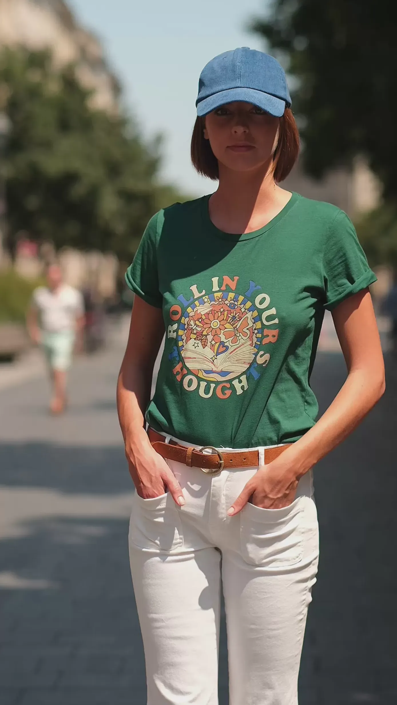 Tops|LA PETITE ÉTOILE T-Shirt Roll-In Vert