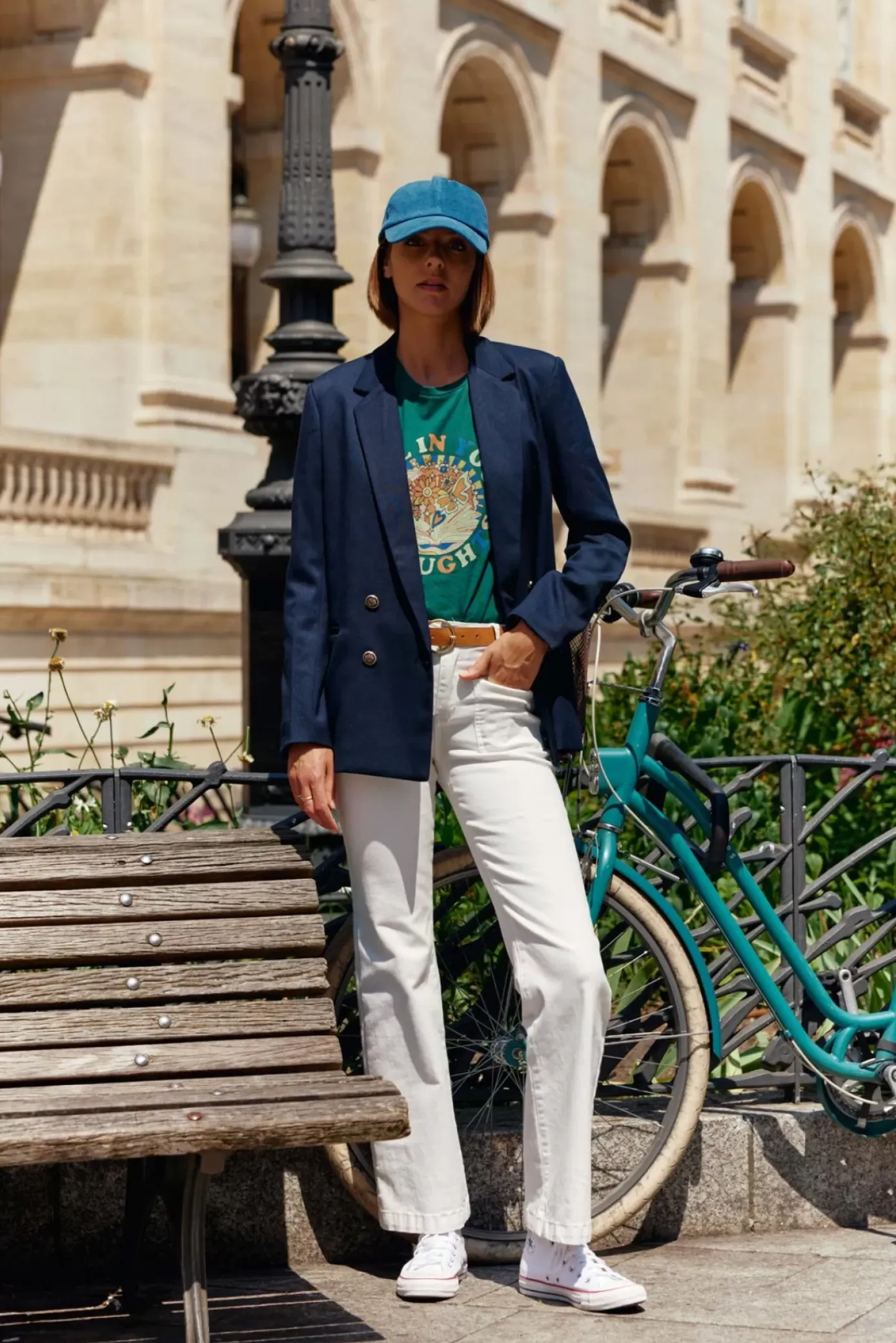 Tops|LA PETITE ÉTOILE T-Shirt Roll-In Vert