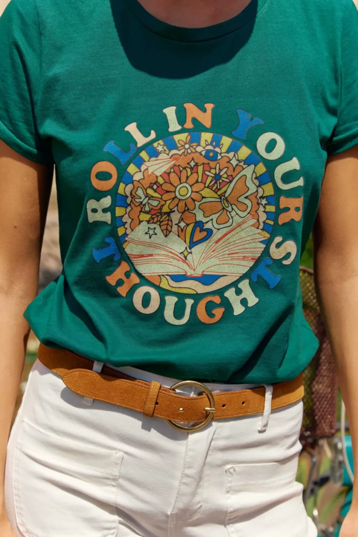 Tops|LA PETITE ÉTOILE T-Shirt Roll-In Vert