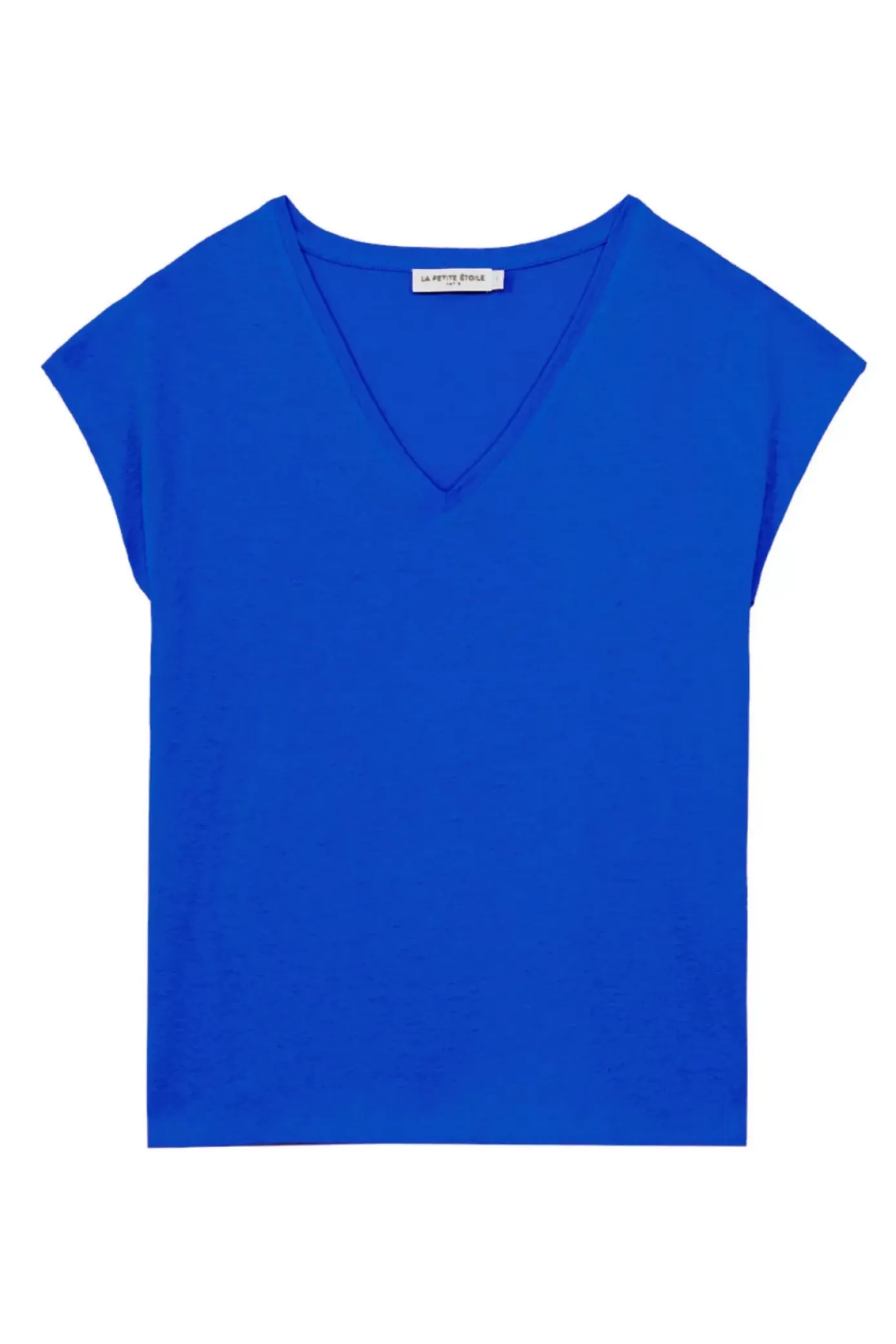 Tops|LA PETITE ÉTOILE T-Shirt Safia Bleu Royal