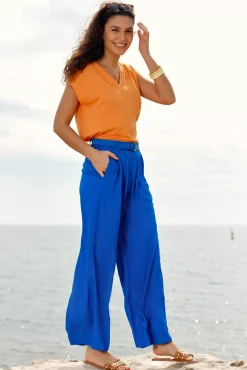 Tops|LA PETITE ÉTOILE T-Shirt Safia Orange