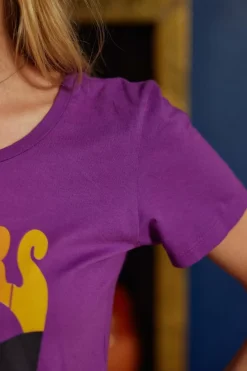 Tops|LA PETITE ÉTOILE T-Shirt Soeurettes Violet