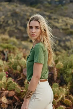 Tops|LA PETITE ÉTOILE T-Shirt Talsmo Kaki