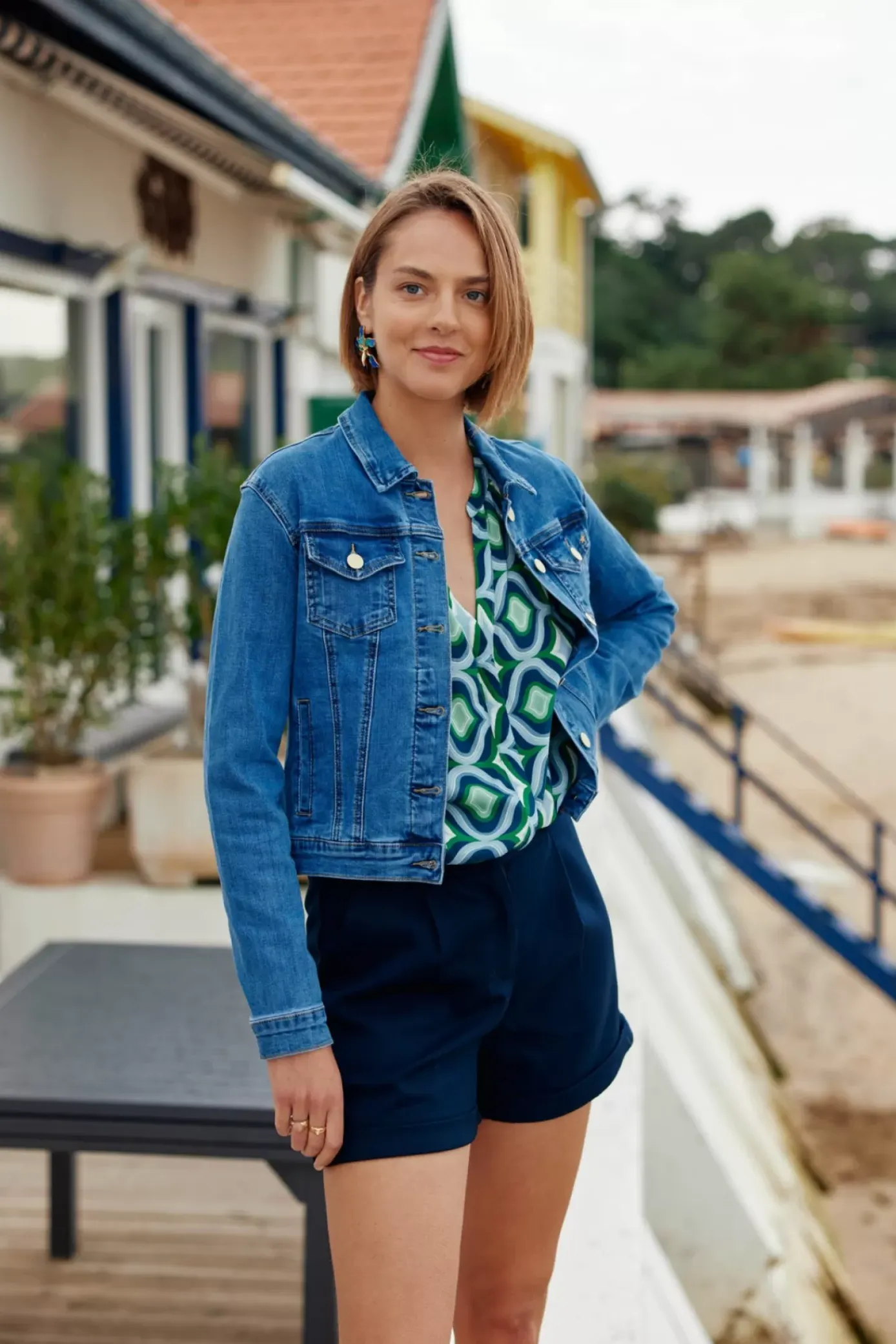 Manteaux & Vestes|LA PETITE ÉTOILE Veste Joele Stone