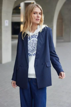 Manteaux & Vestes|LA PETITE ÉTOILE Veste Joudia Marine
